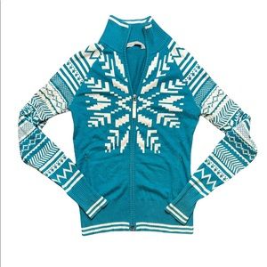 Athleta Winter Zip up Sweater